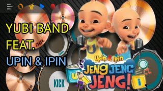 JENG JENG JENG  YUBI BAND FT UPIN amp IPIN  Real Drum Cover [upl. by Beker]