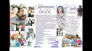 Honoring the Life of Idoranne BLANC DOZIL  09081961  10122024  Sinai Haitian SDA Church [upl. by Aneeb]