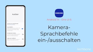 KameraSprachbefehle einschalten oder ausschalten  Samsung Android 14  One UI 6 [upl. by Specht561]