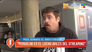 Migue Granados le responde a Mario Pergolini quotMe elogia que Olga sea televisivoquot [upl. by Odnamla]