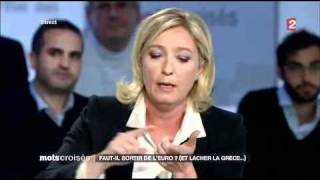 Marine Le Pen donne un cours déconomie à Estrosi Cahuzac lappui [upl. by Diaz]