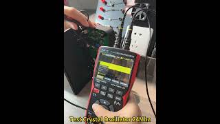 ZOYI ZT703S test with 24MHz 3 in 1 multimeter oscilloscope signalgenerator [upl. by Sidonie928]