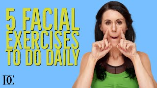 5 Facial Exercises To Do Daily [upl. by Burck]