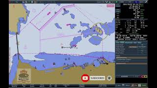 ECDIS Training and Familiarization Tokyo Keiki EC81008600 2 5 3 ISOLATED DANGER [upl. by Ullyot]