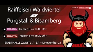 Austrian Volley League II Damen amp Herren Spiel vs Purgstall amp Sportunion Bisamberg ab 1400 Uhr [upl. by Malva]