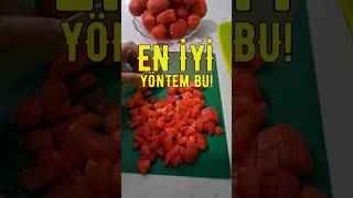 🍅 Bu Yöntem Domatesi Kışa Saklamanın En Kolay Yolu 🍅❄️ domates [upl. by Buttaro]