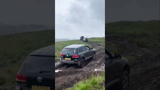 Volkswagen touareg playing offroad at drumclog Scotland offroad 4x4 4wd offroad [upl. by Dotty637]