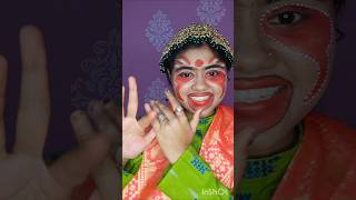 বহুরূপী ❤️ shorts viral makeup transformation youtubeshorts [upl. by Obellia355]