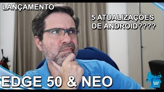 LANÇAMENTO Moto Egde 50 e Edge 50 NEO  5 Atualizações de Android É isso mesmo [upl. by Sudoeht]