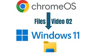 ChromeOS to Windows Video 02  Get Familiar With File Explorer [upl. by Anielram]