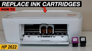 HP DeskJet 2622 Ink Cartridge Replacement [upl. by Eiaj]