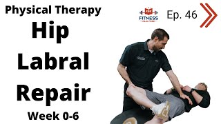 Hip Labral Repair Physical Therapy  Case Study  Week 06  CAM Reduction FPF Show E46 [upl. by Enelkcaj661]