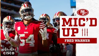 Micd Up Fred Warner Wrecks Havoc vs the Buccaneers  49ers [upl. by Cookie]