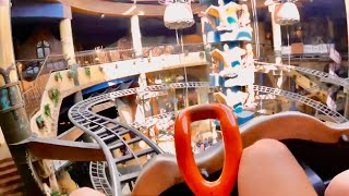 Winjas WACKY Spinning Roller Coaster 4K POV  Phantasialand Germany No Copyright [upl. by Syned]