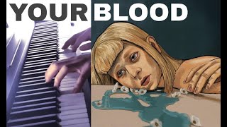 AURORA  Your blood Piano cover [upl. by Ianthe]