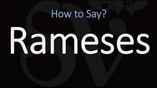 How to Pronounce Rameses Egyptian Pharaoh [upl. by Laekim]