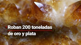 Roban 200 toneladas de oro plata zinc y cobre salían de la mina cuando aparecieron las ratas [upl. by Lenroc]