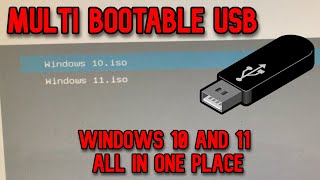 MultiOS Bootable USB Drive windows 10 and 11 Multi Boot USB 2024 [upl. by Sedgewake644]