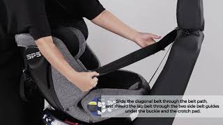 Akeeva Swivel 360 Car Seat Installation Guide [upl. by Hotchkiss]