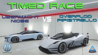 Which is Faster PIPISTRELLO VS NIOBE Timed Race GTA Online [upl. by Amerigo]