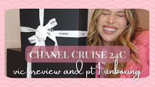 Chanel 24C Cruise Collection Unboxing VIC Preview was so fun Barbie Vibes [upl. by Melicent]