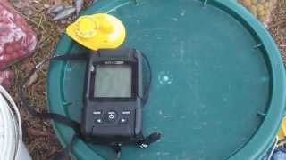 Echolotas Fish finder big range operating [upl. by Nadruoj461]