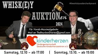 Die Auktionsobjekte amp Erklärung des Ablaufs  The Bourbon Diaries Whiskey Charity Auktion 2024 [upl. by Nevsa]