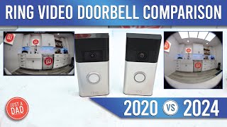 All New 2024 Ring Video Doorbell COMPARISON 2020 vs 2024 is it worth the upgrade [upl. by Holleran]