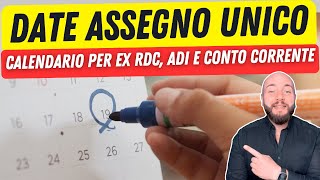 ASSEGNO UNICO 2024 ecco le date ufficiali su conto corrente e non [upl. by Anade683]