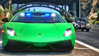 Playing GTA 5 As A POLICE OFFICER Highway Patrol GTA 5 Mod No Commentary [upl. by Ahselrak]