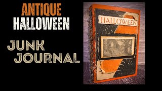 Halloween Junk Journal Flip Through by Hyperstamper [upl. by Denise]