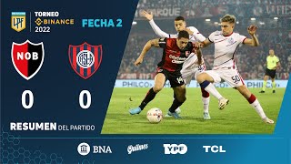 TorneoBinance  Fecha 2  resumen de Newell’s  San Lorenzo [upl. by Hanus560]