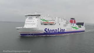 MS Stena jutlandica passing Stena danica 20240509 stenaline [upl. by Ivets]