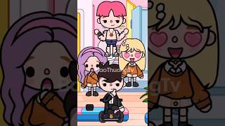 The girlfriends follow me but💘😍🤣tocaboca tocastory tocalifeworld shorts [upl. by Aicac]