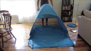 How I fold the iCorer pop up beach tent [upl. by Melville213]