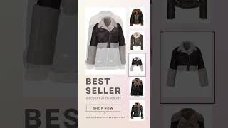 Women Shearling Coat  B3 Bomber Hooded Shearling Coat  Raf B3 Aviator Flight Sherpa Line Coat [upl. by Attegroeg]