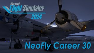 MSFS 2024  Neofly Career 30 Testing NeoFly the PMDG DC6 in MSFS 2024 [upl. by Anoo]