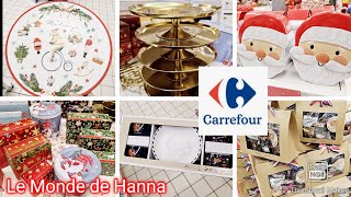 CARREFOUR FRANCE 1811 BONS PLANS DÉCORATION VAISSELLE NOËL 🎅 [upl. by Vahe434]