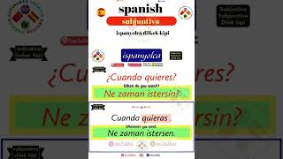 Spanish subjunctive vs indicative sunjuntivo [upl. by Silberman]