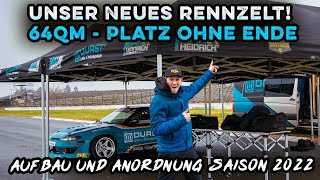 Max Heidrich 84  Folge 30  Unser neues Driftzelt ist da Wir bauen das Duratent mit euch auf [upl. by Ojeitak]