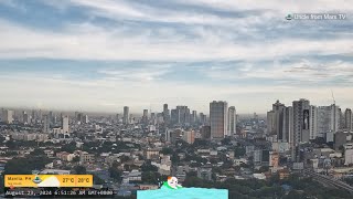 PHILIPPINES Live Camera Aug 23 2024 FRI Sunrise Weather CAM Manila 1200AM  Lofi [upl. by Nohsyar]