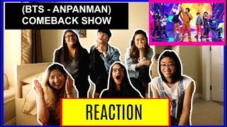 BTS 방탄소년단  ANPANMAN  BTS COMEBACK SHOW  Aegyo  Fangirls MASSIVE LOUD GROUP REACTION [upl. by Everick865]