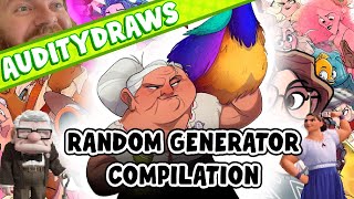 Audity Draws BEST Random Generator Video Compilation  TikTok and Shorts  OFFICIAL [upl. by Erastatus]