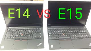 Lenovo ThinkPad E14 and ThinkPad E15 Laptops ThinkPad E14 vs E15 look the different Intel 10th gen [upl. by Trinidad]