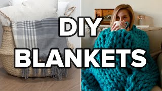 4 DIY Blankets [upl. by Yanehs]