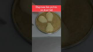 Tarte Bourdaloue Poire amp Noisette  Recette Express en 1 Minute  🍐🥧 [upl. by Tnerb]