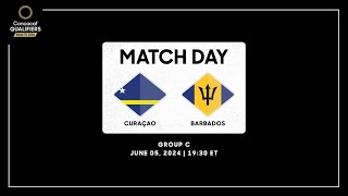 Curaçao vs Barbados  Concacaf Qualifiers  Road to 2026 [upl. by Eilyk]