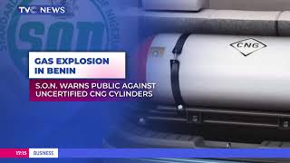 Standards Organisation of Nigeria Warns Public Against Uncertified CNG Cylinders [upl. by Inami660]