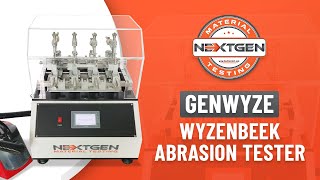 GenWyze  Wyzenbeek Abrasion Tester  ASTM D4157  NextGen Material Testing [upl. by Sedaiuqlem]