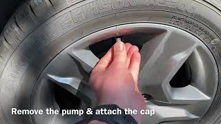 How to check the tyre pressure and storing tire pressure settings Dacia Sandero pressure inflate DIY [upl. by Idelia480]